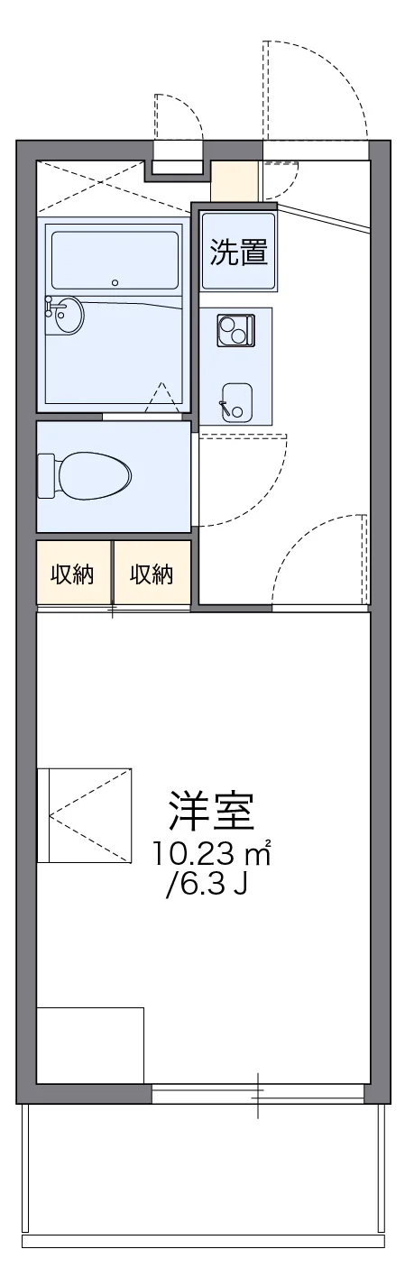代表的な間取のため実際の間取とは異なる場合があります