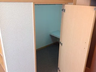 ウォークインクローゼットで収納バッチリ