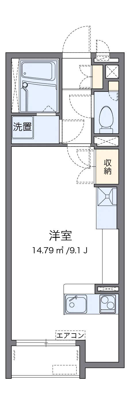 代表的な間取のため実際の間取とは異なる場合があります