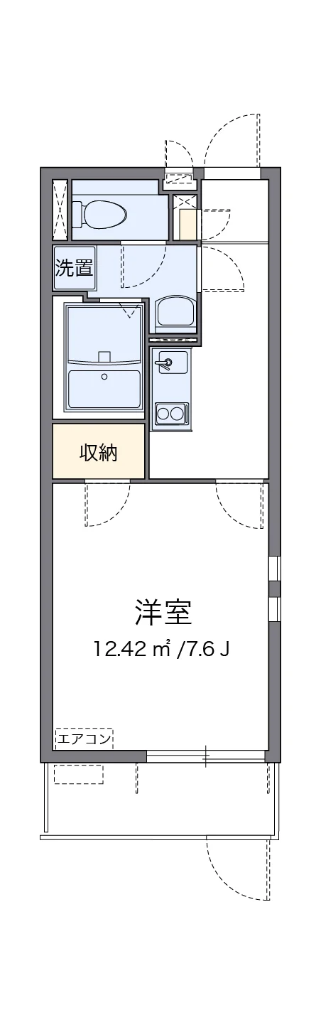代表的な間取のため実際の間取とは異なる場合があります
