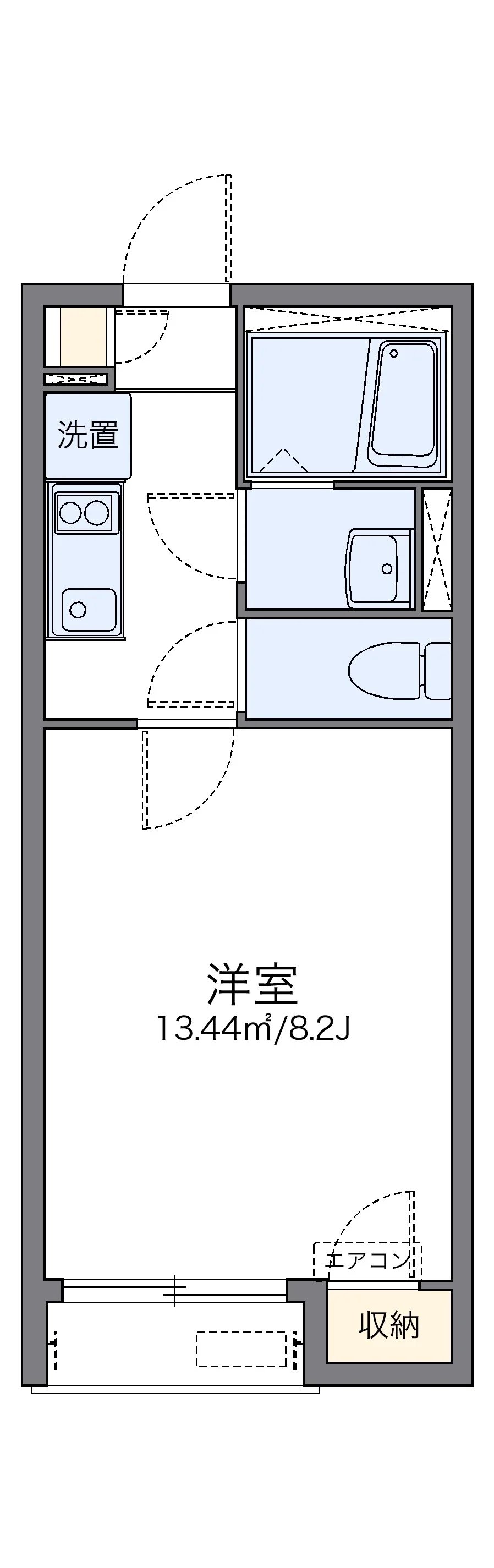 代表的な間取のため実際の間取とは異なる場合があります