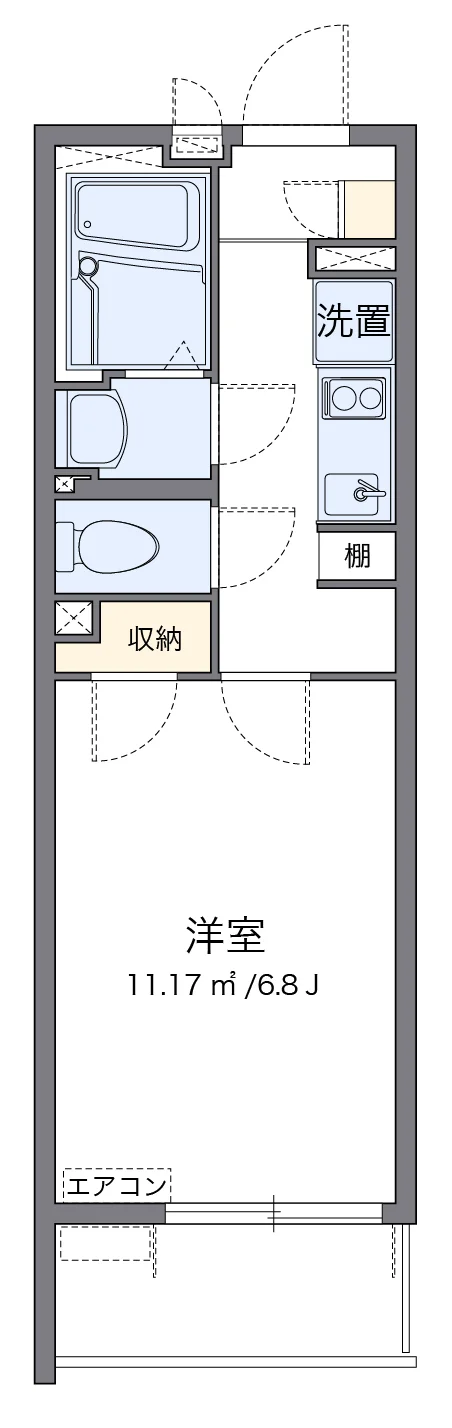 代表的な間取のため実際の間取とは異なる場合があります