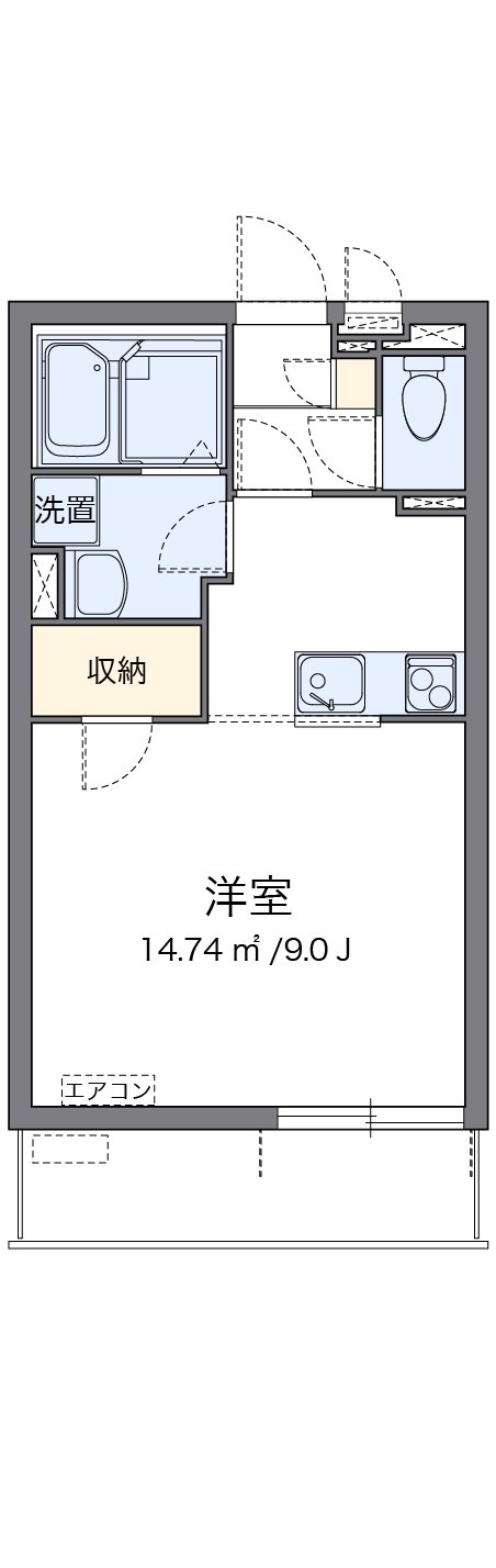 代表的な間取のため実際の間取とは異なる場合があります
