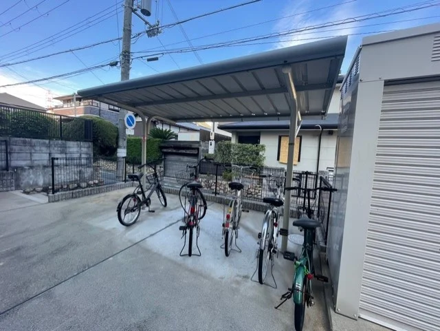 駐輪場です。