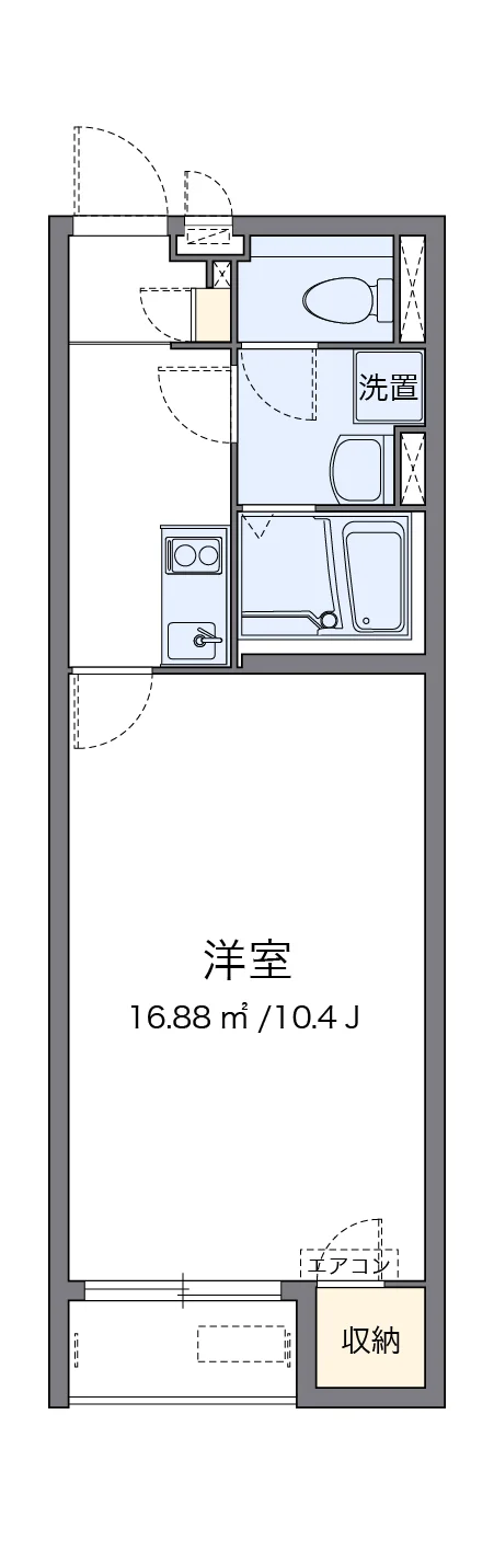 代表的な間取のため実際の間取とは異なる場合があります