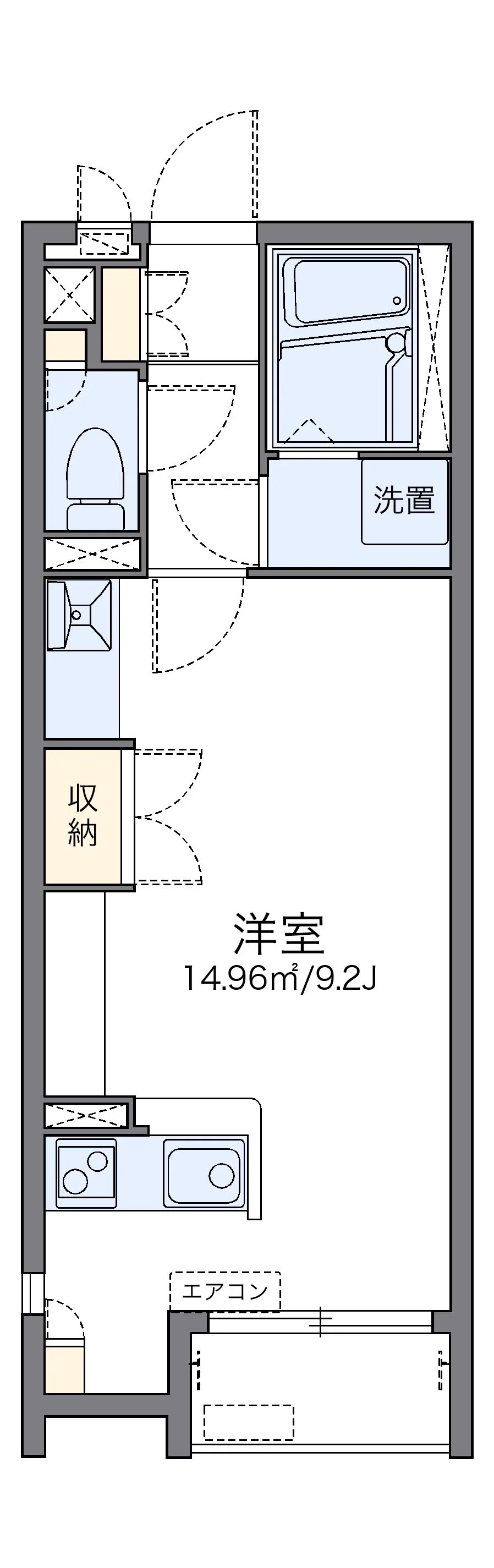 代表的な間取のため実際の間取とは異なる場合があります