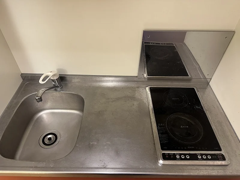 キッチン混合水栓設置済みです