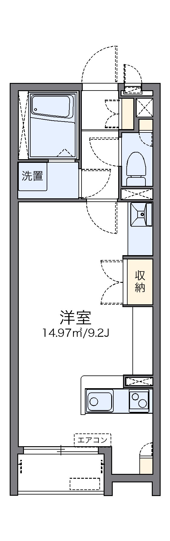 代表的な間取のため実際の間取とは異なる場合があります