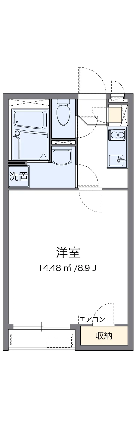 代表的な間取のため実際の間取とは異なる場合があります