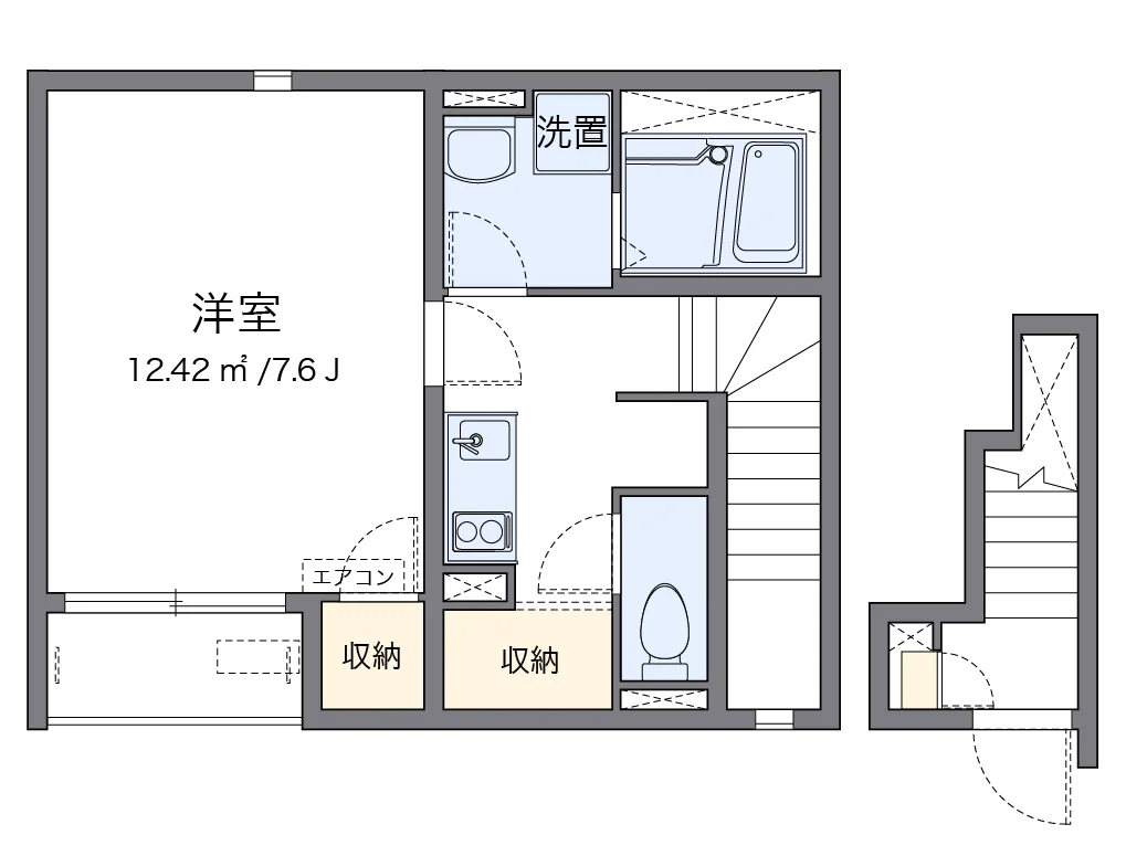 代表的な間取のため実際の間取とは異なる場合があります