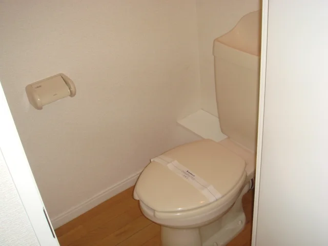 トイレはシンプルなタイプ。