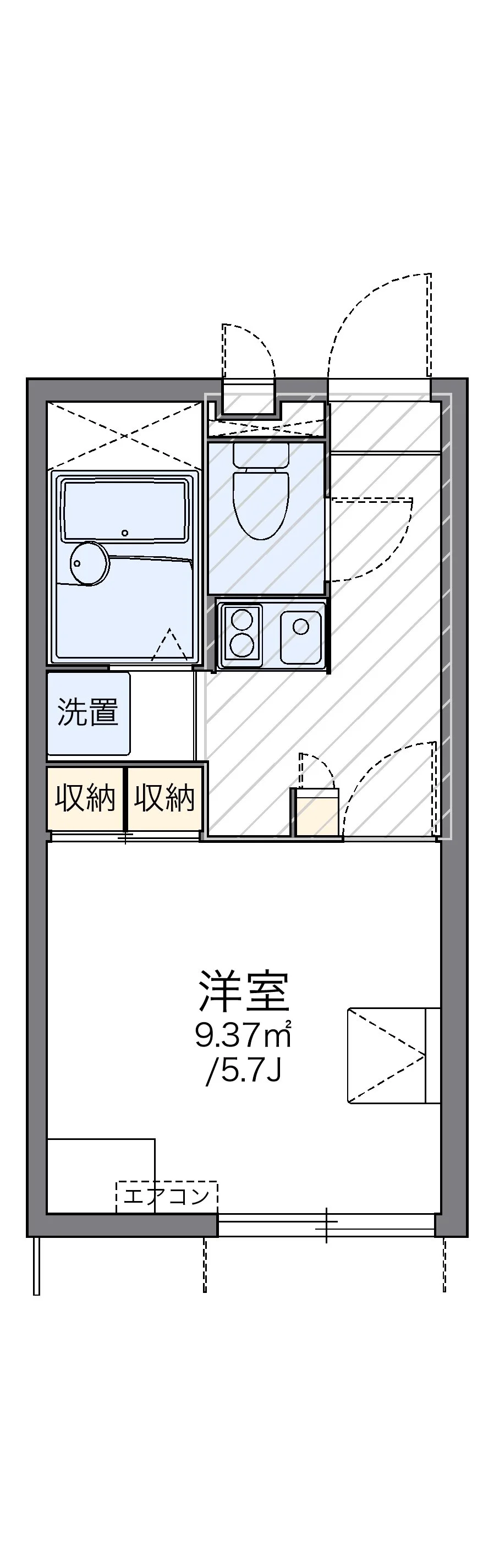 代表的な間取のため実際の間取とは異なる場合があります