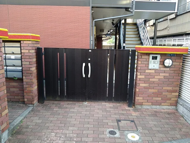 オートロックゲート設置