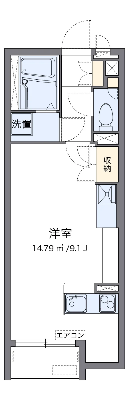 代表的な間取のため実際の間取とは異なる場合があります