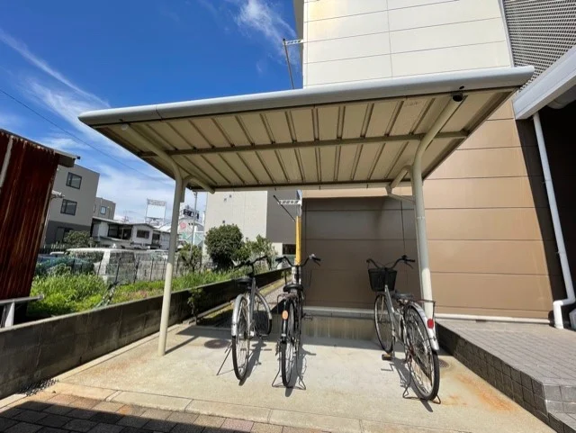 駐輪場です。