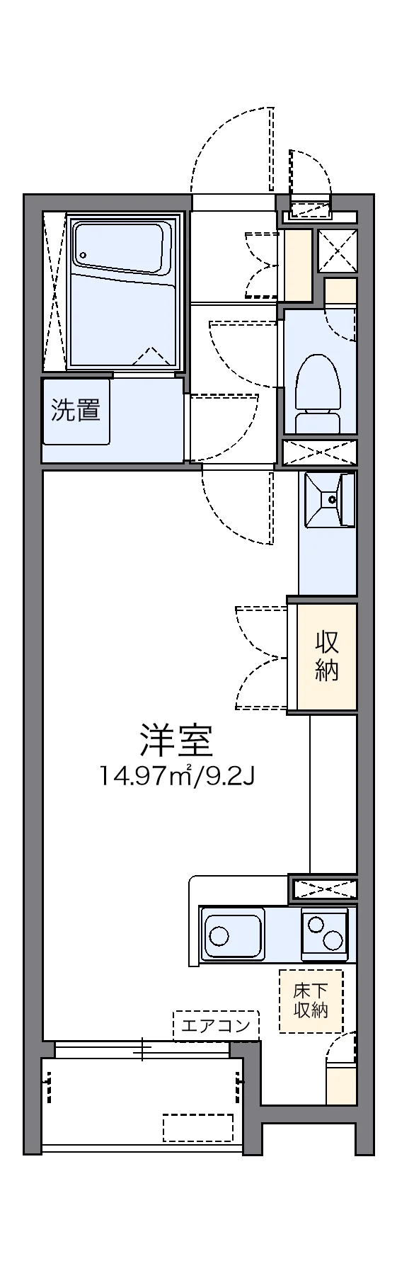 代表的な間取のため実際の間取とは異なる場合があります