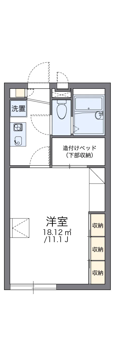代表的な間取のため実際の間取とは異なる場合があります