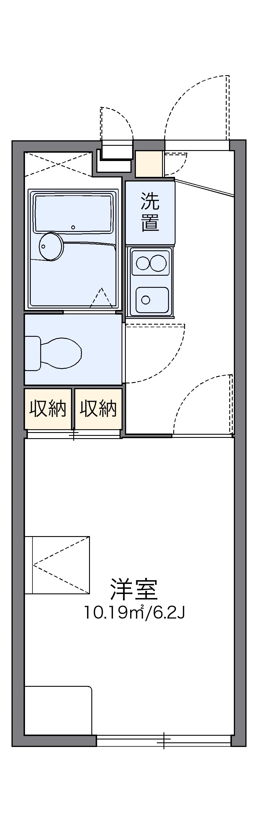 代表的な間取のため実際の間取とは異なる場合があります