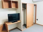 1Ｆ：フローリング　2Ｆ：絨毯