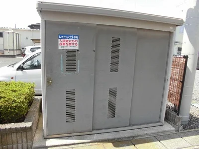 入居者様専用ゴミ庫です。