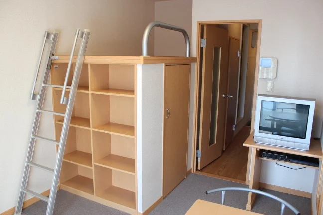 使いやすくて機能的なワンルームタイプ (写真は２Ｆ居室です)