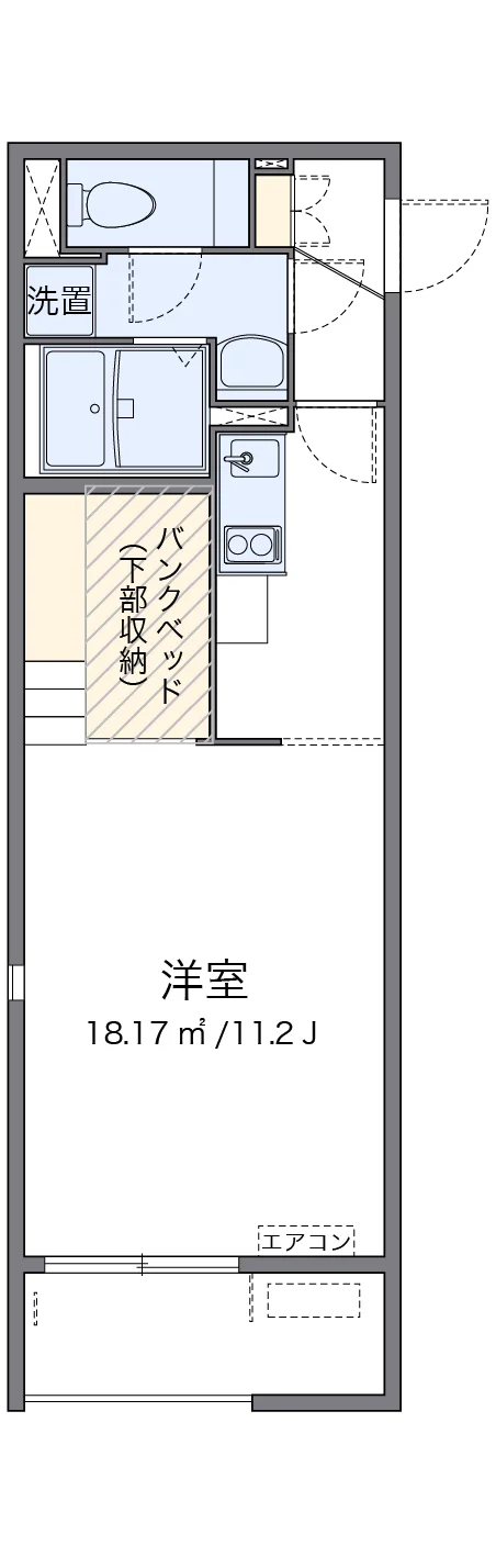 代表的な間取のため実際の間取とは異なる場合があります