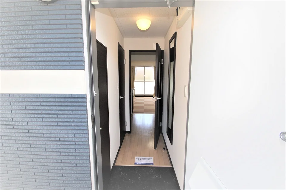 仕切り扉有、来客時にプライバシーを守ります。