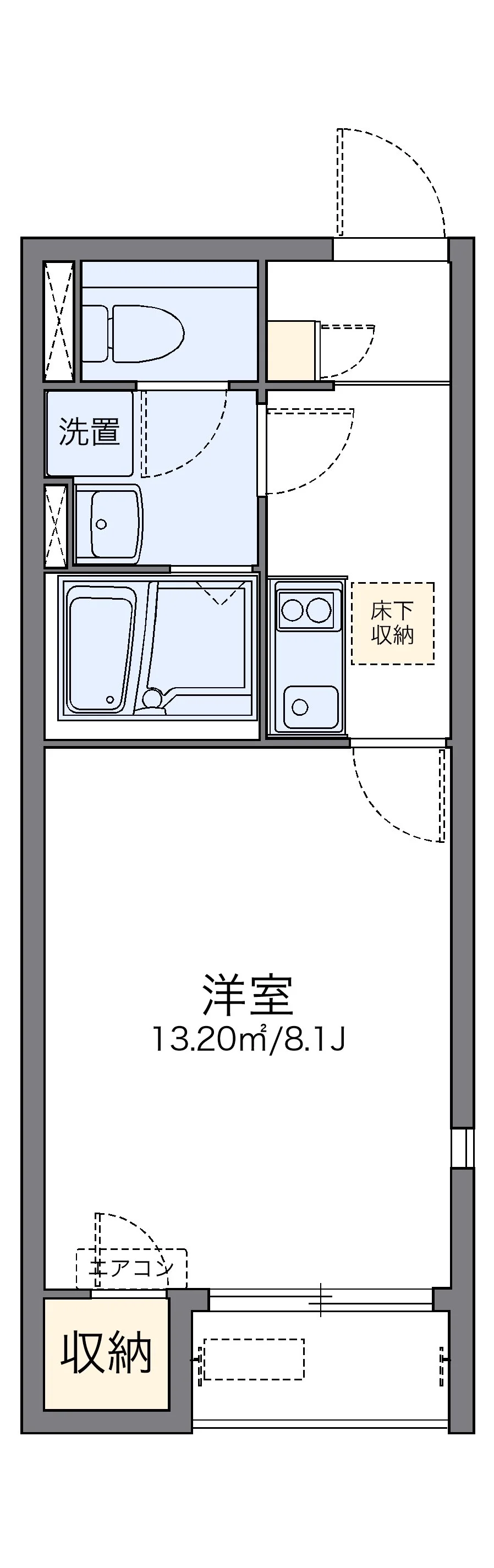 代表的な間取のため実際の間取とは異なる場合があります