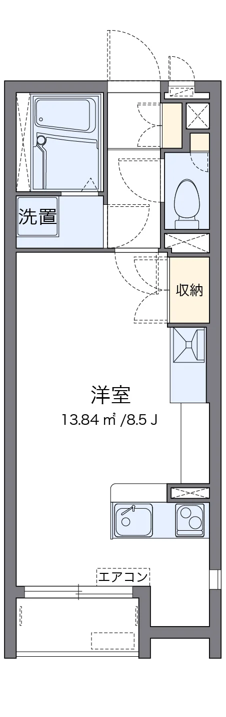 代表的な間取のため実際の間取とは異なる場合があります