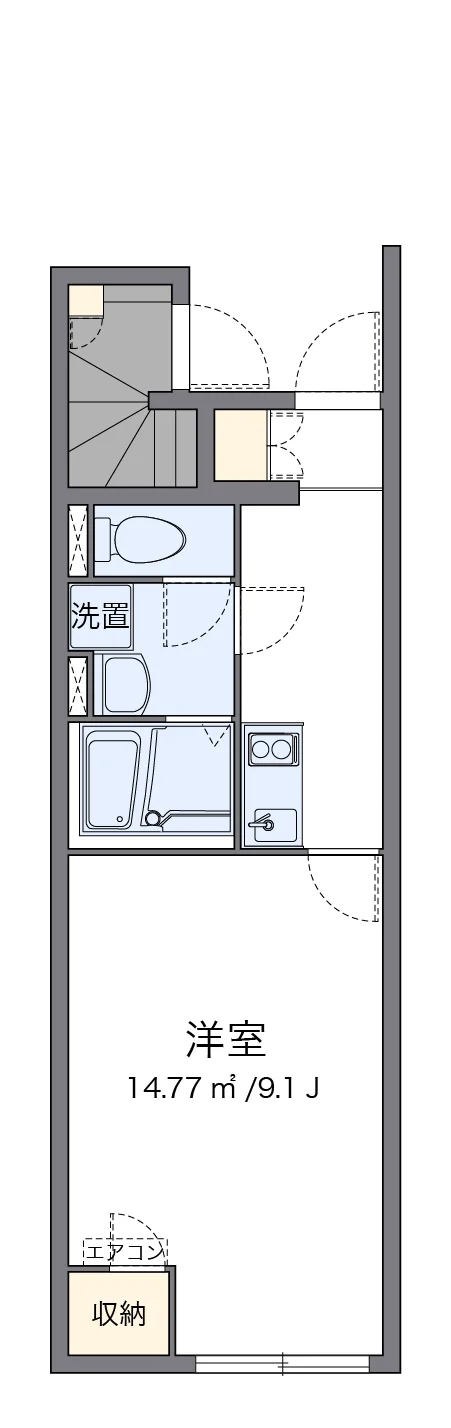 代表的な間取のため実際の間取とは異なる場合があります