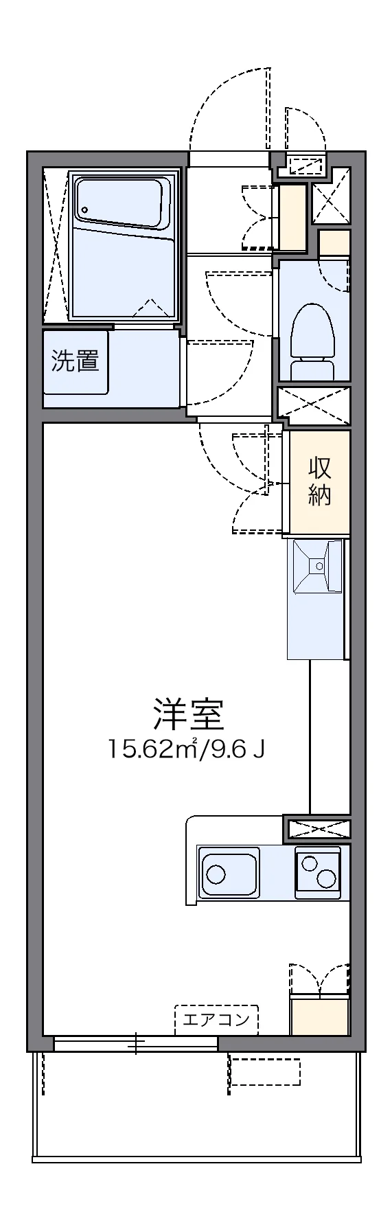 代表的な間取のため実際の間取とは異なる場合があります