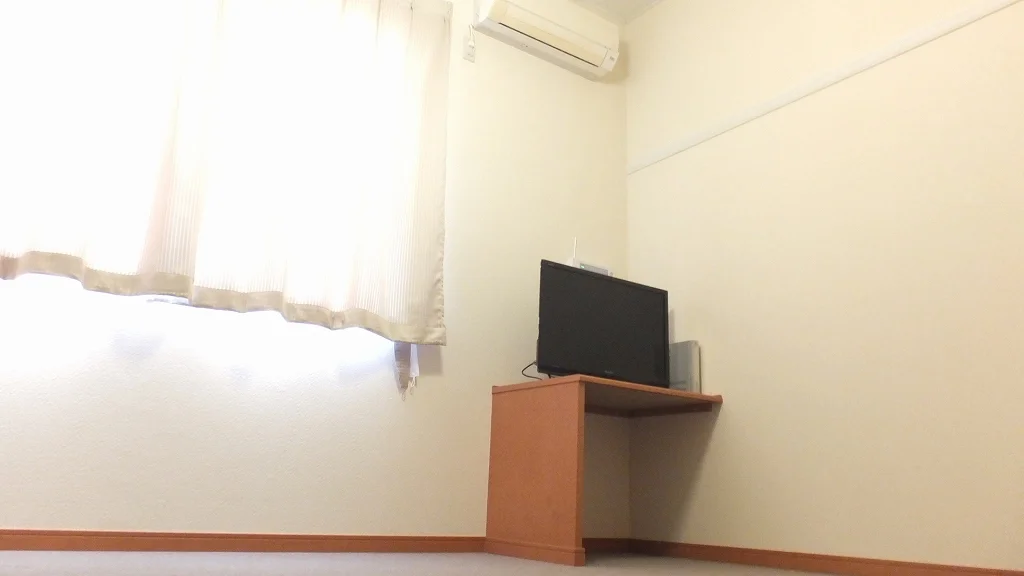 2Fの床面は、カーペット敷き