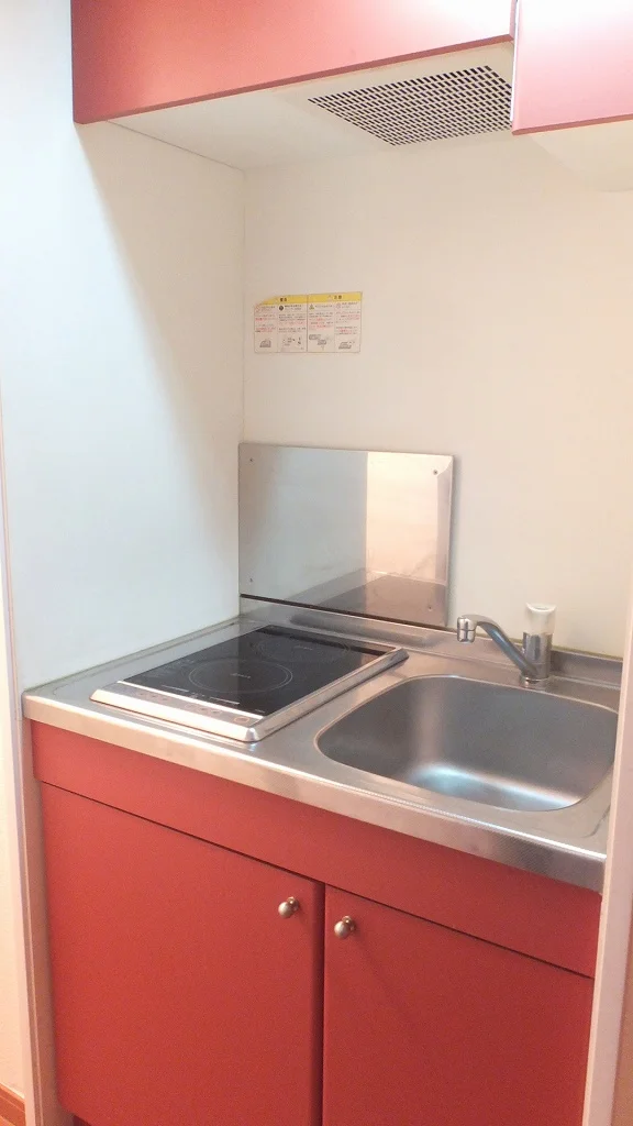 2口の電気コンロ