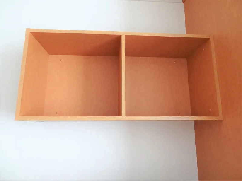 テレビ上　本棚