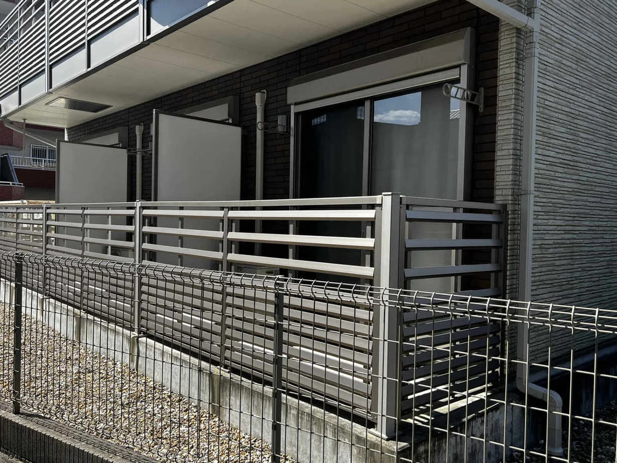 1階部分のバルコニーです。