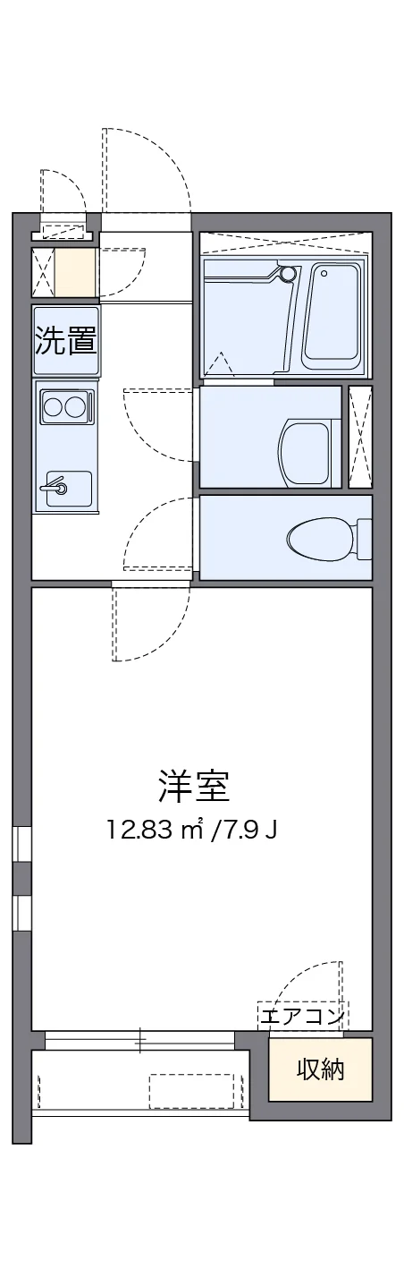 代表的な間取のため実際の間取とは異なる場合があります