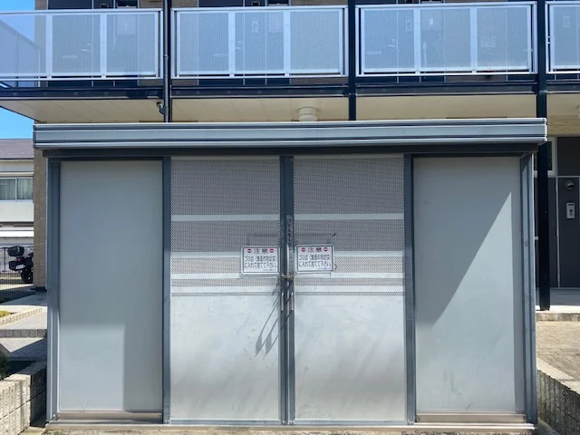 ゴミ置き場です。