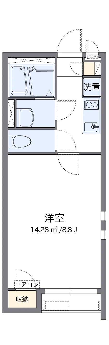 代表的な間取のため実際の間取とは異なる場合があります
