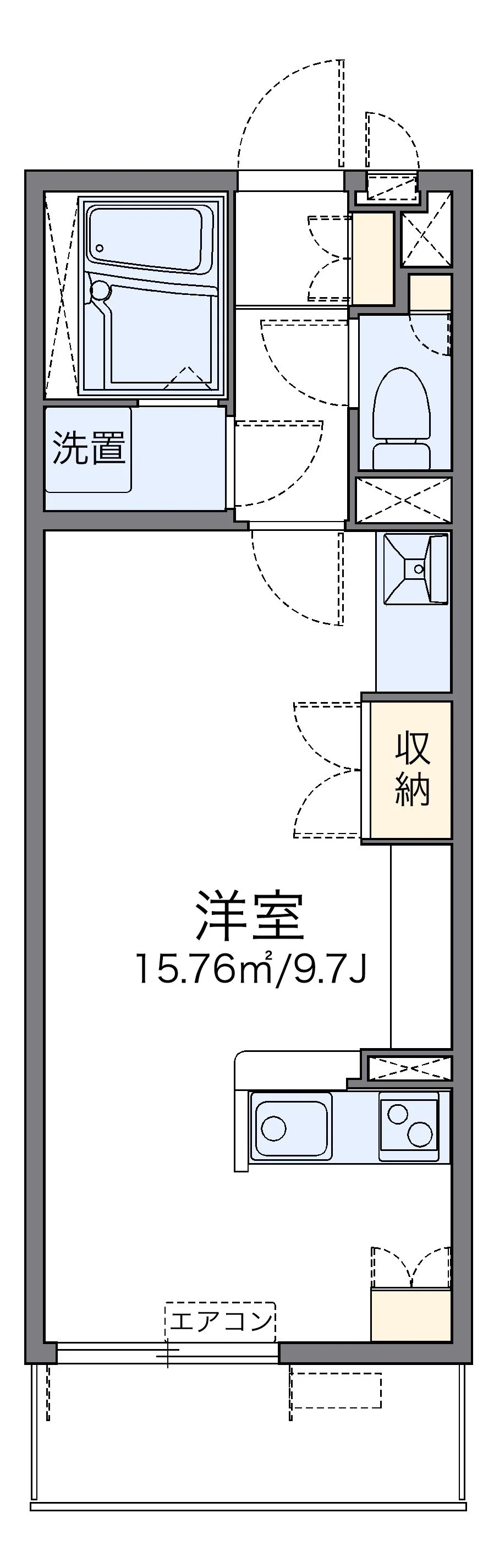 代表的な間取のため実際の間取とは異なる場合があります