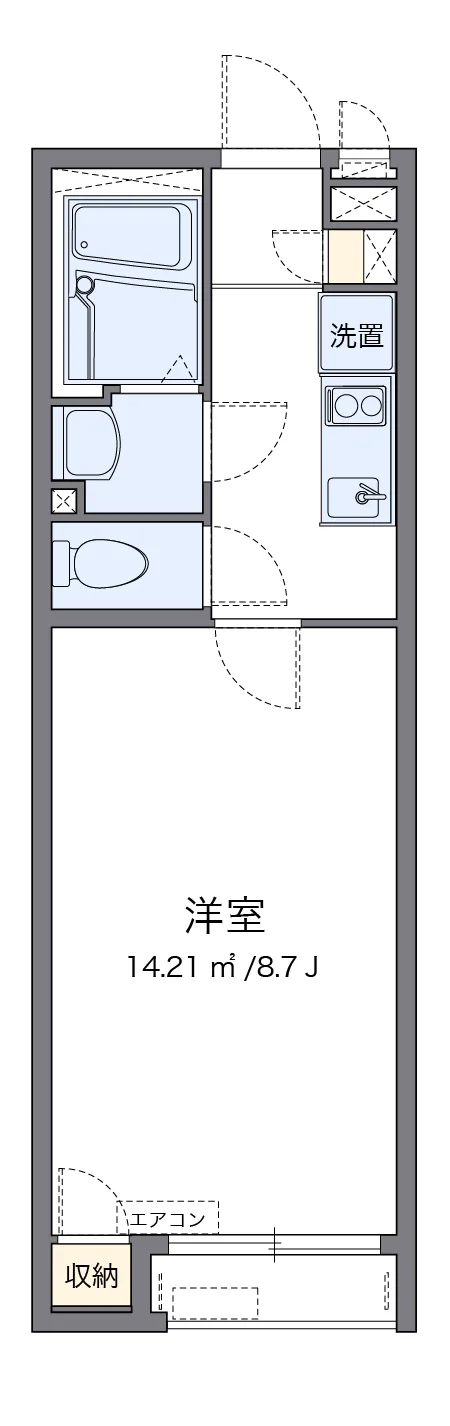 代表的な間取のため実際の間取とは異なる場合があります