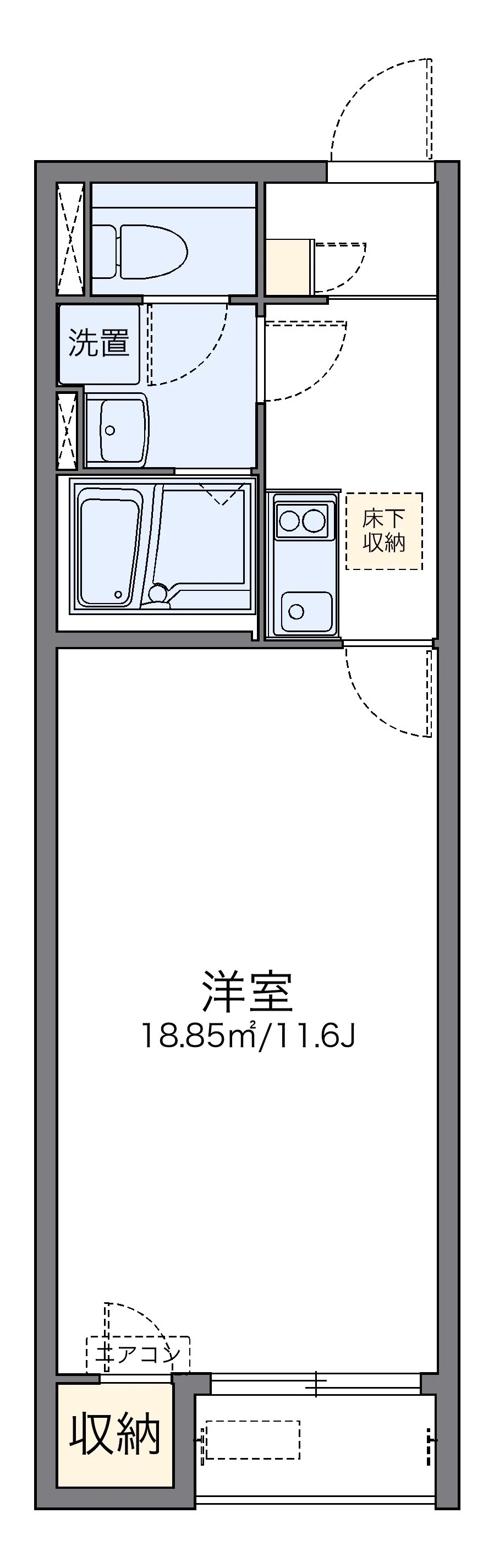 代表的な間取のため実際の間取とは異なる場合があります