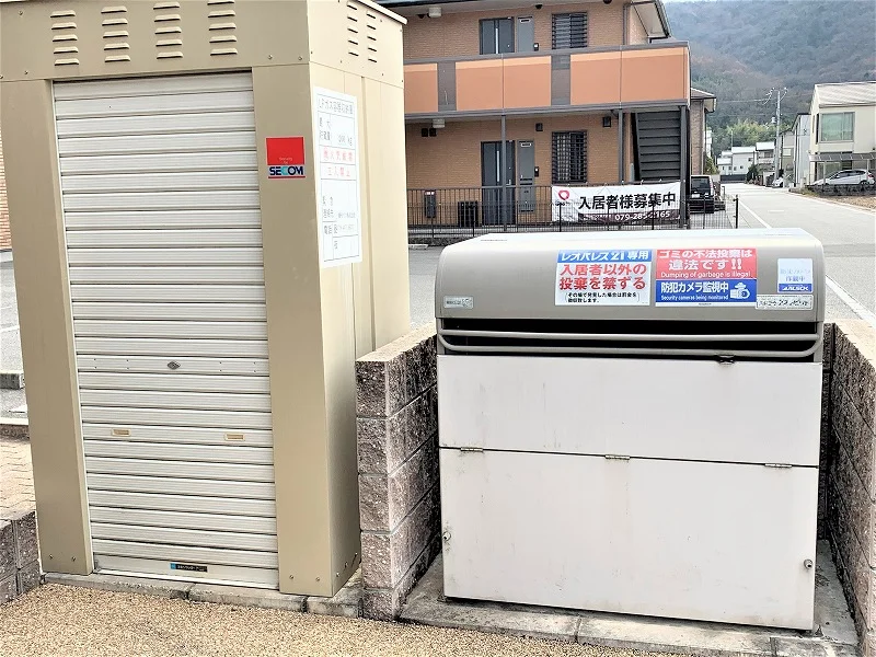 ゴミ置き場です。