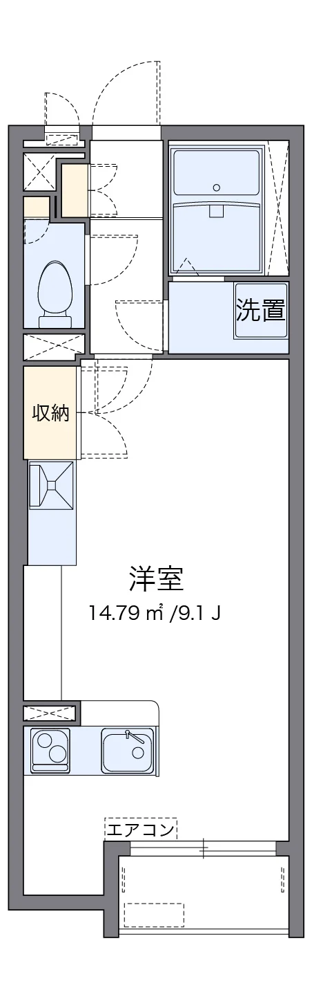 代表的な間取のため実際の間取とは異なる場合があります