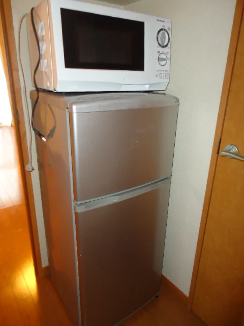 2ドア冷蔵庫　レンジ