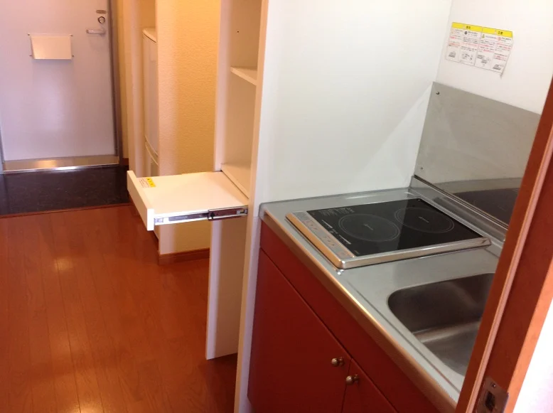 便利な引き出し式の棚