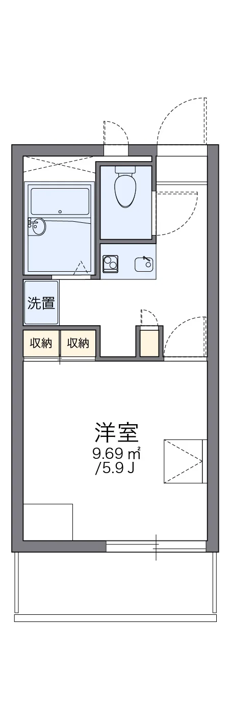 代表的な間取のため実際の間取とは異なる場合があります