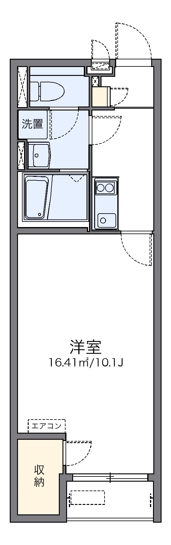代表的な間取のため実際の間取とは異なる場合があります