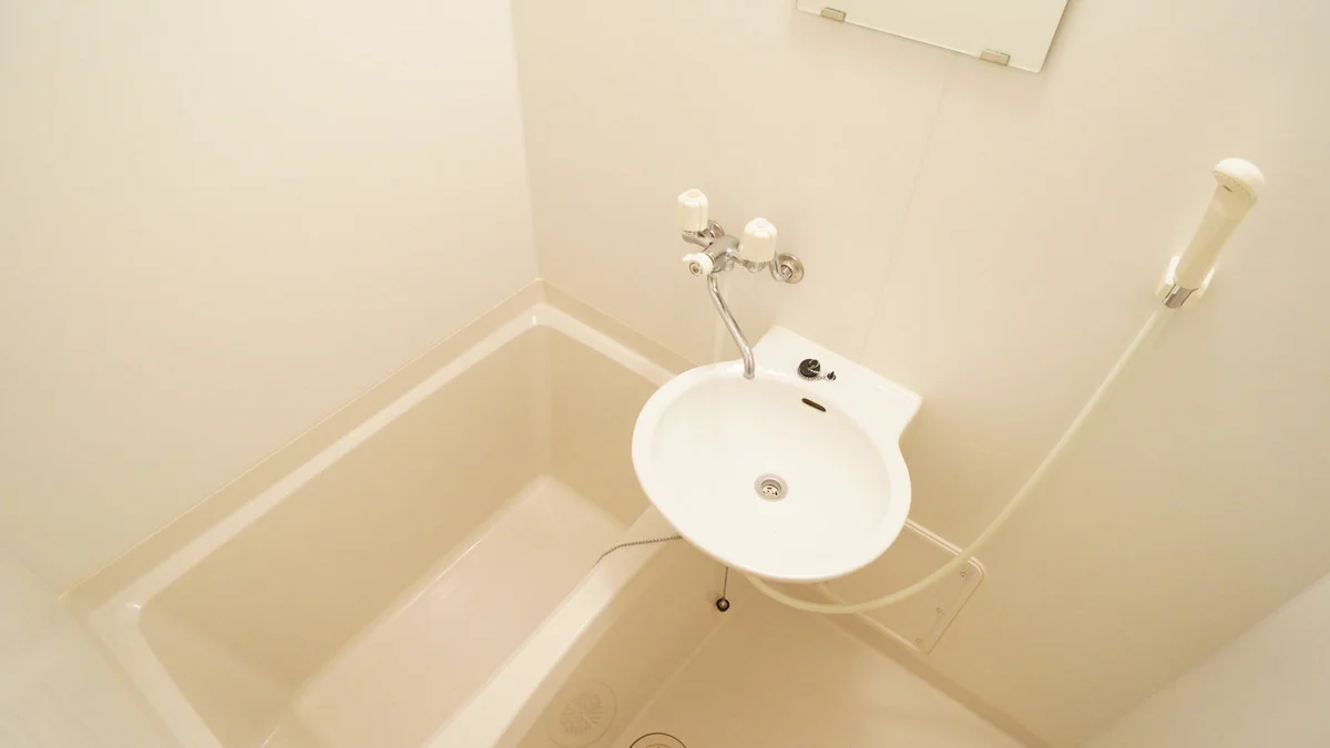 清潔感のあるお風呂。