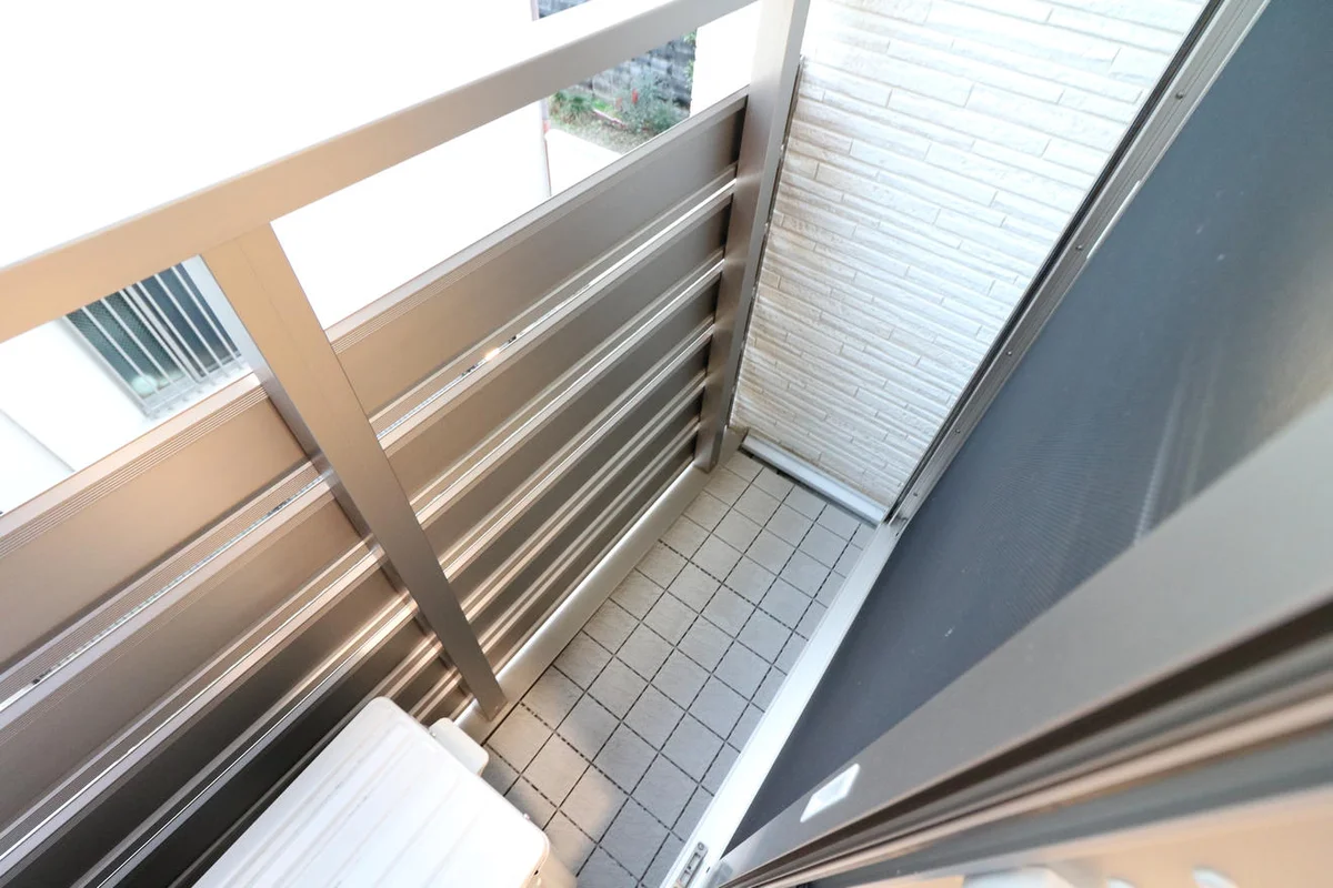 洗濯物を干すには欠かせないバルコニー付き