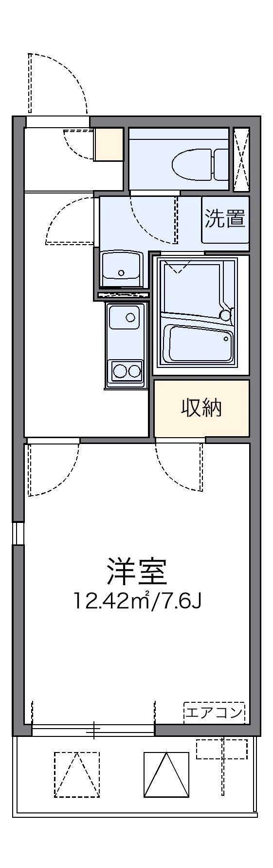 代表的な間取のため実際の間取とは異なる場合があります